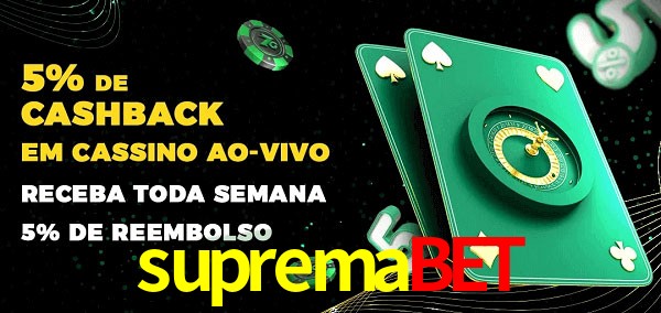 Promoções do cassino ao Vivo supremabet